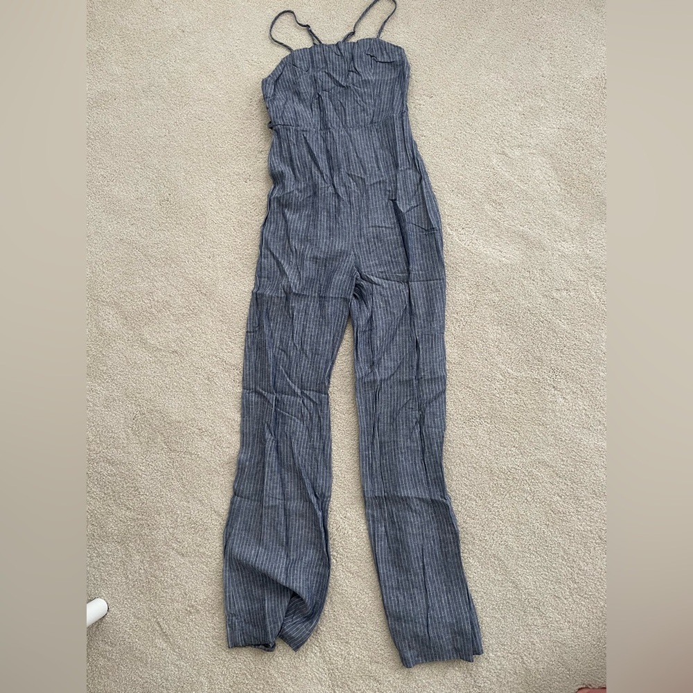 Blue jumpsuit